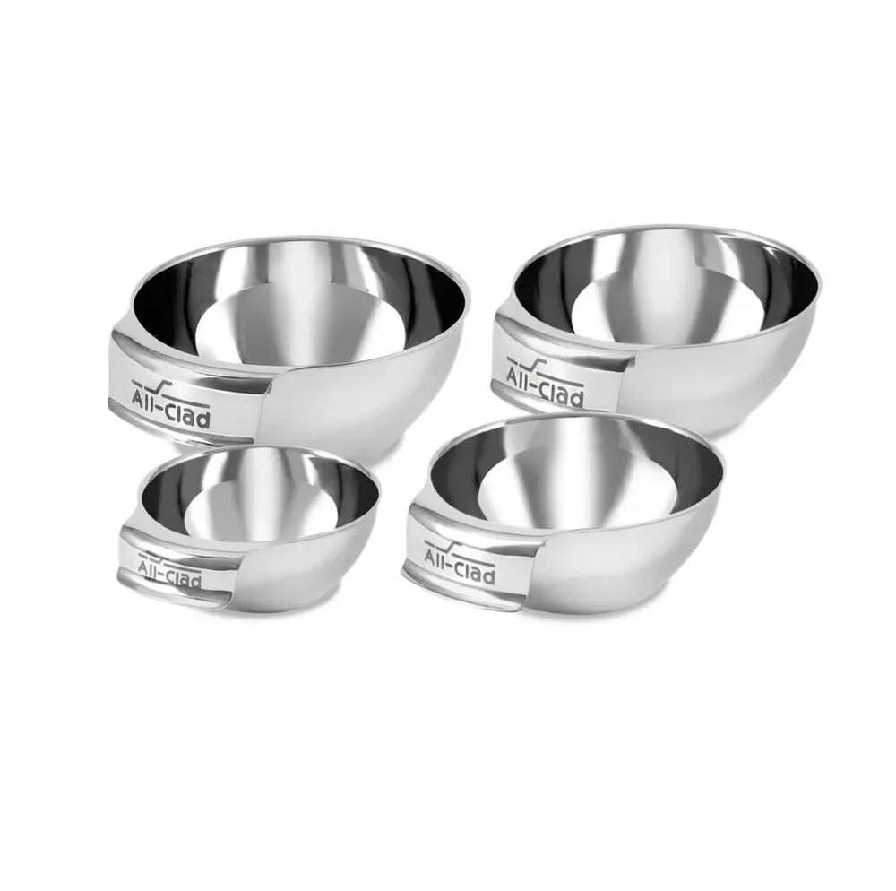 All-Clad Stainless Steel 4-Piece Mini Measuring Bowls Set K804S464